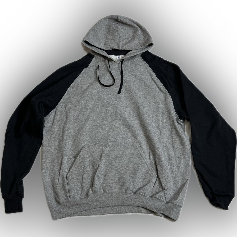 Jerzees J96 Adult NuBlend Color Block Raglan Hooded Pullover- Large- NWOT - Picture 5 of 7